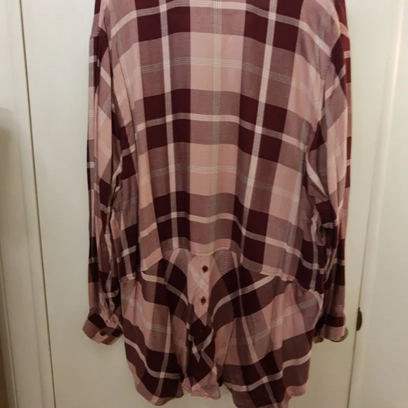 Catherines Plaid Blouse - Picture 2 of 4